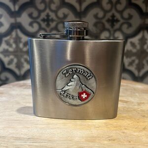 FLASK- STAINLESS STEEL FROM ZERMATT SWITZERLAND- MATTERHORN 4578M- COLLECTOR